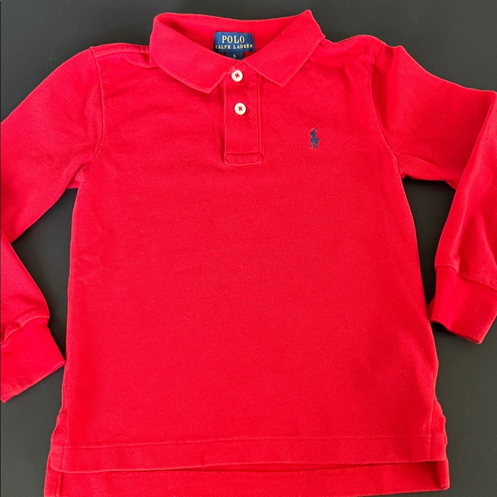 Polo by Ralph Lauren Boys Red Polo Shirt